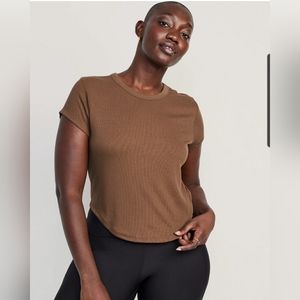 Old Navy Tops Plus Size Shortsleeve Ultralite Cropped Ribknit